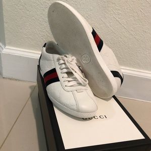 Guccissima Leather Lace-Up Sneaker